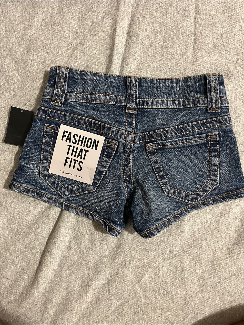Celebrity Pink Micro Denim Jean Shorts size 00 - Picture 4 of 6